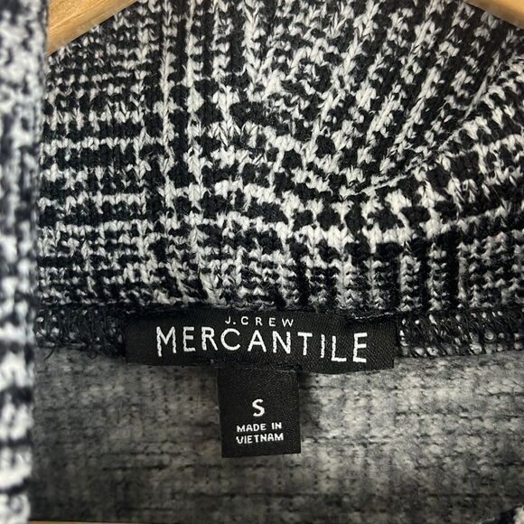 J.Crew mercantile funnel neck plaid pullover sweater - Picture 3 of 5
